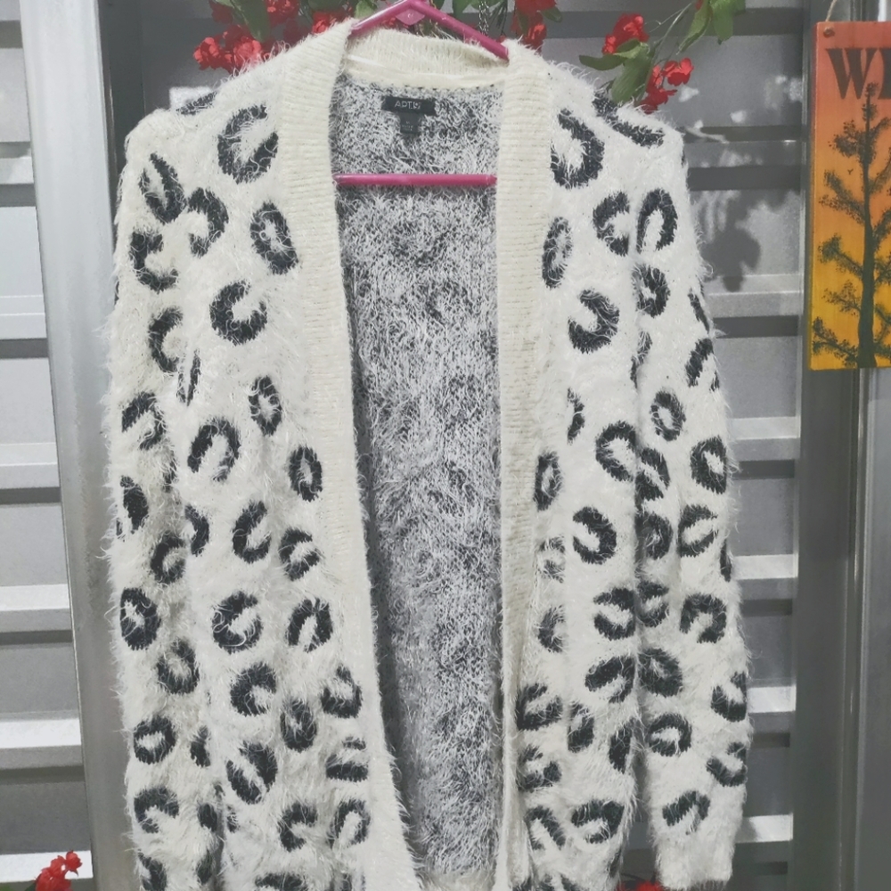 Apt 9 Leopard Cardigan